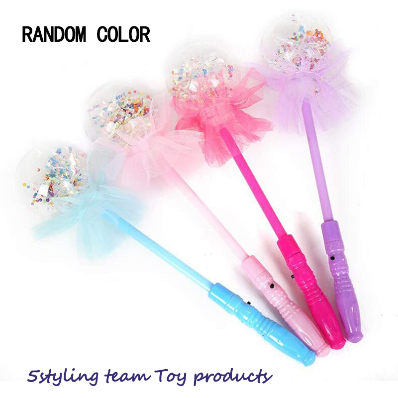 Luminous Spielzeug, glitzernde Zauberstäbe, Großhandel sieben Farbstäbe, Sternenball, heißer Verkauf, Bobo Ball Nachtmarkt Aktivitäten, kleine Geschenke