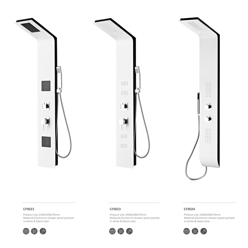 Aluminium Duschpaneel CF9020