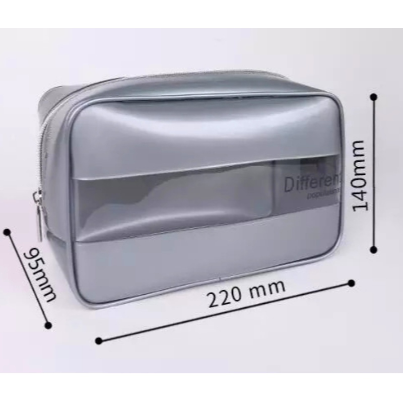 Transparente tragbare Nähte Make-up Großhandel PVC Kosmetiktasche, Make-up Tasche Kosmetik, benutzerdefinierte Kosmetiktaschen Make-up