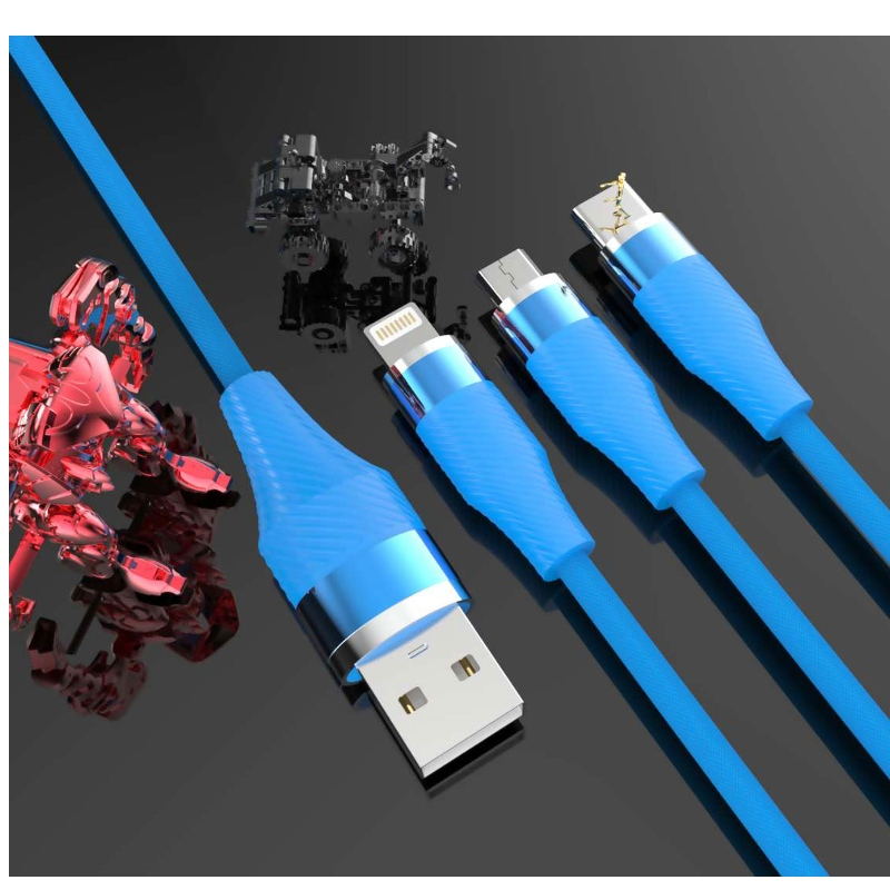 USB 2.0 Fabric Braid Handykabel
