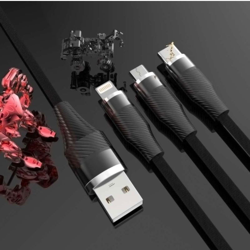 USB 2.0 Fabric Braid Handykabel