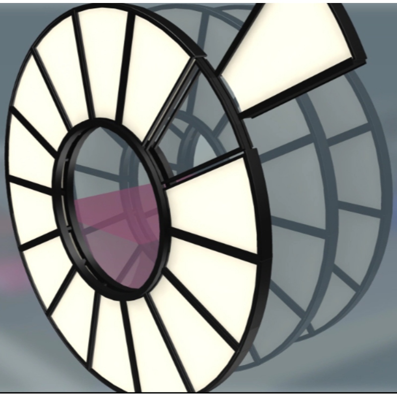 Vollständig geschlossener Scheibenfilter