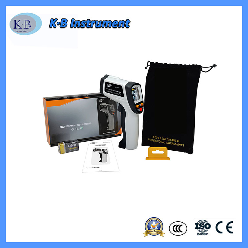 Color Screen GT750 Infrarot Thermo Tech Digital Thermometer China Hersteller Großhandel für industrielle Nutzung