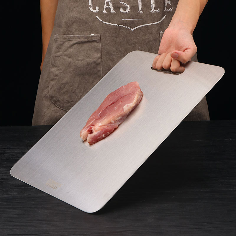 Home Mini 304 316 FDA Edelstahl Schneidbrett Küche Edelstahl Hackbrett