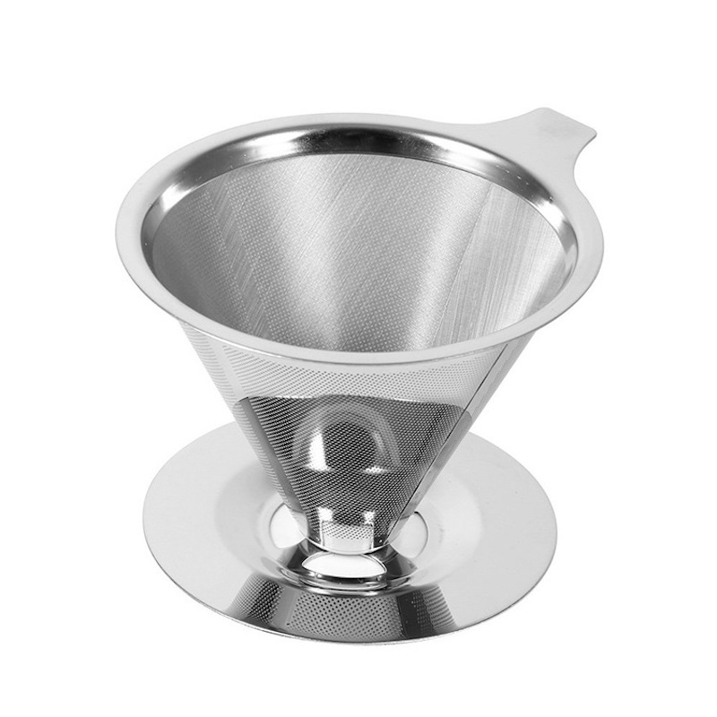 Stainless Steel Drip Reusable Pour Over Stand Mesh Kaffeefilter