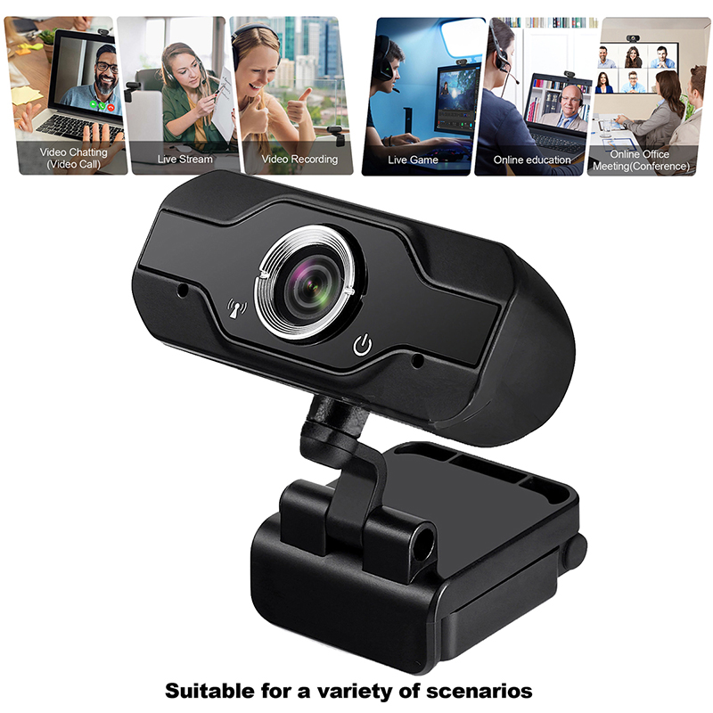 HD 1080P Webcam PC Laptop Web Camera,110 opfen 176; Wide-Angle mit USB 2.0 Video Recorder Live Broadcast Camera Build-in Mikrofon
