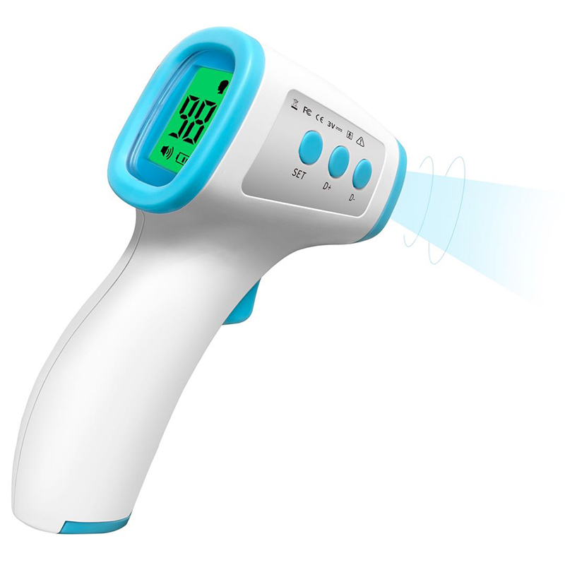 Berührungslose digitale Infrarot-Thermometer-Handheld-Pistole mit genauer Temperatur