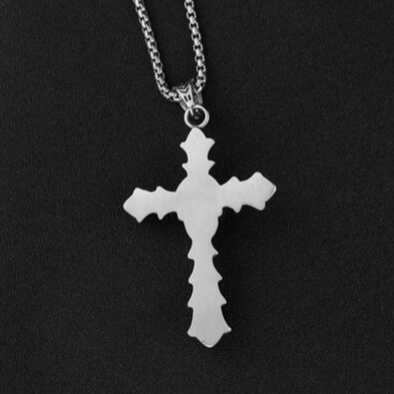 Europaische und amerikanische Zubehör Großhandel europäische und amerikanische retro gotische Männer\'s Stainless Steel Skull Pendant Fashion Cross Skull Pendant