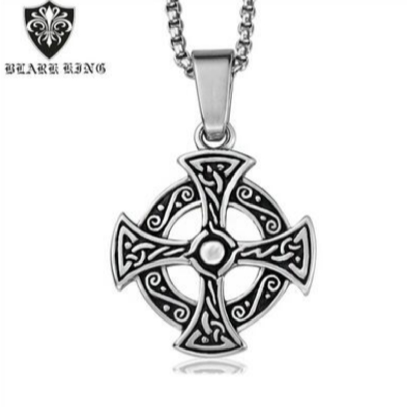 Personalisierte Schmuck Koreanische Mode Männer\'s Stainless Steel Cross Anhänger Retro Pattern Cross Anhänger