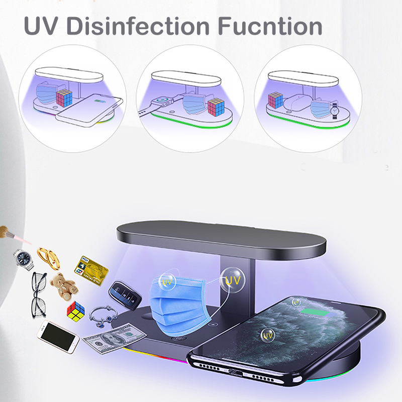UV-Sterilisator und kabelloses Ladegerät
