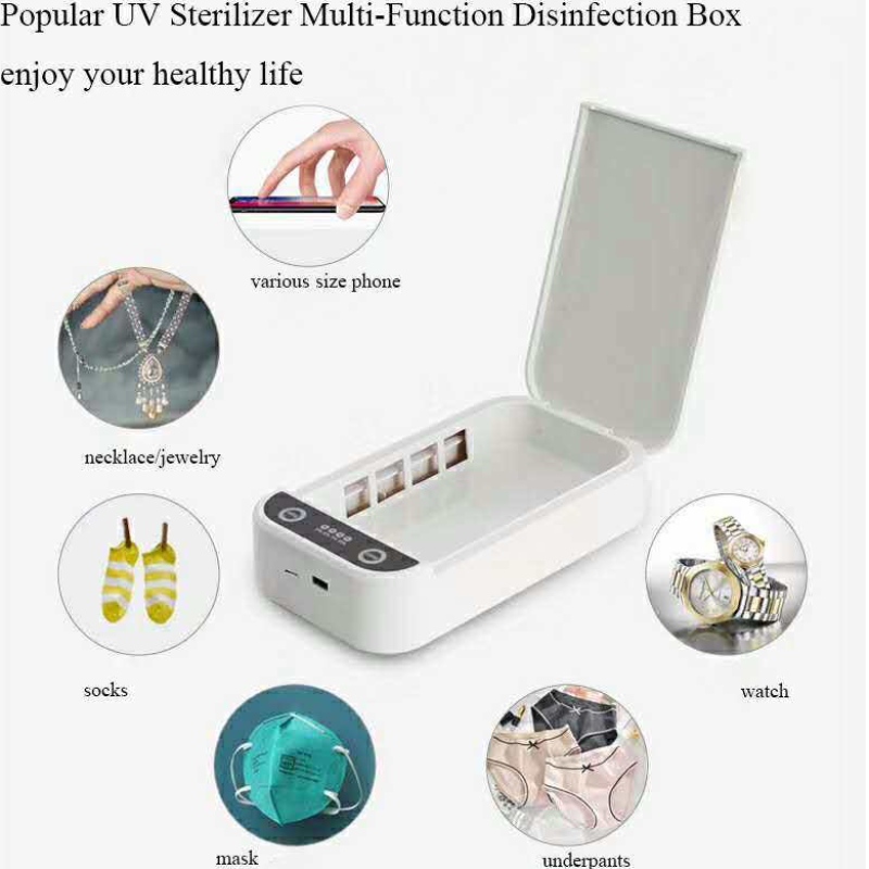 Multifunktionssterilisator UV Sanitizer Disinfektion Box
