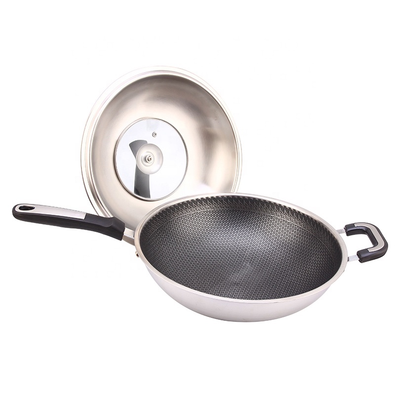 FULLER KREIS HONECOMB WOK MIT LIDS UND HELPER