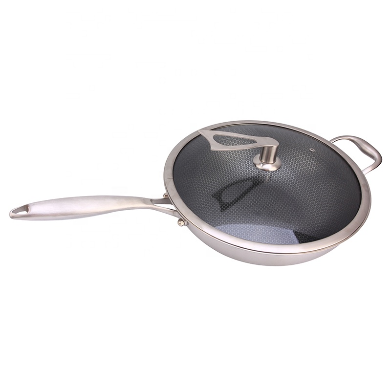 FULLER KREIS HONECOMB WOK MIT LIDS UND HELPER