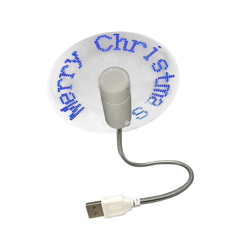 USB LED Clock Lüfter S02
