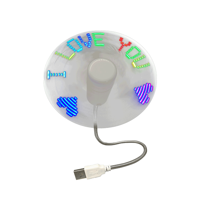 USB LED Clock Lüfter S02