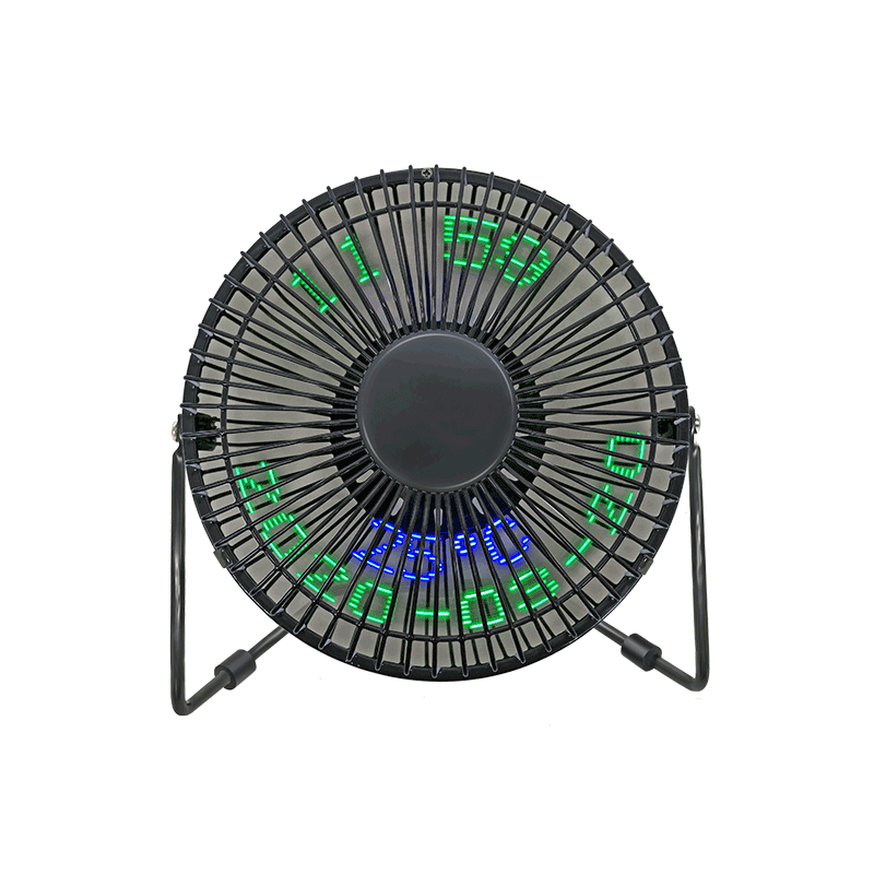 Schreibtisch USB LED Message Fan 6 Zoll einfarbiges und farbenfrohes Display (6C)