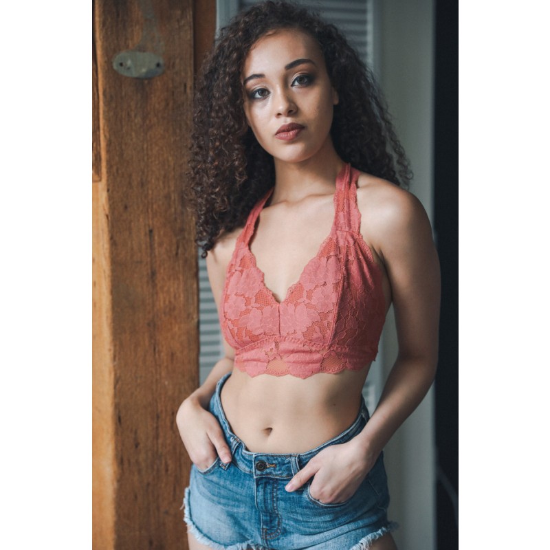 GA-5507 Grace Girl Strappy Back Spitze Bralette