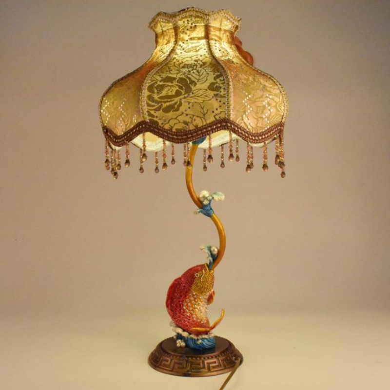 europäische Mode, Kreativität, einfache Dekoration, Tischlampe, Tuch, Metalltischlampe, Wohnmöbel, Hotelzimmer, Tischlampe, individuelle Dekoration