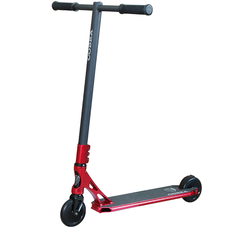 120mm Stunt Scooter (eloxiert rot)