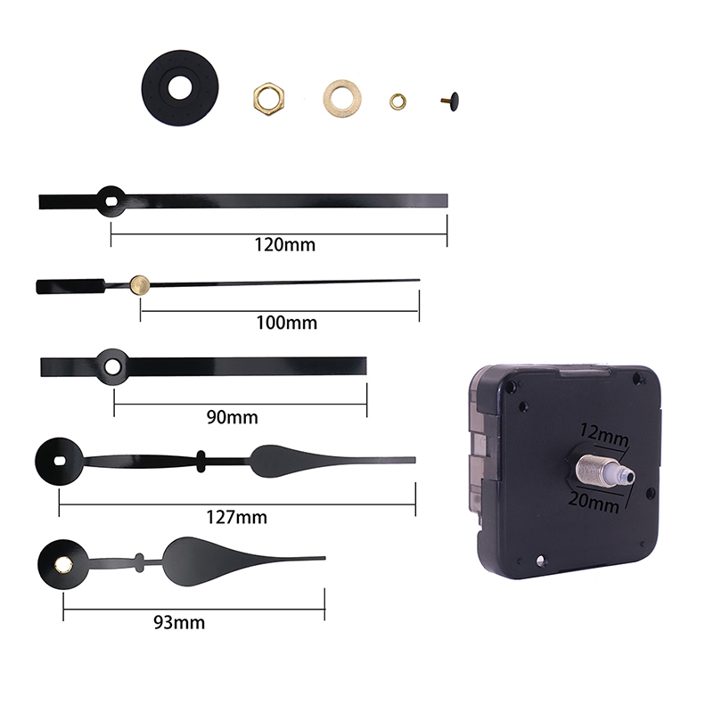 20mm Quarzwerkmaschine und HR9865 HR 2057 Uhrzeiger