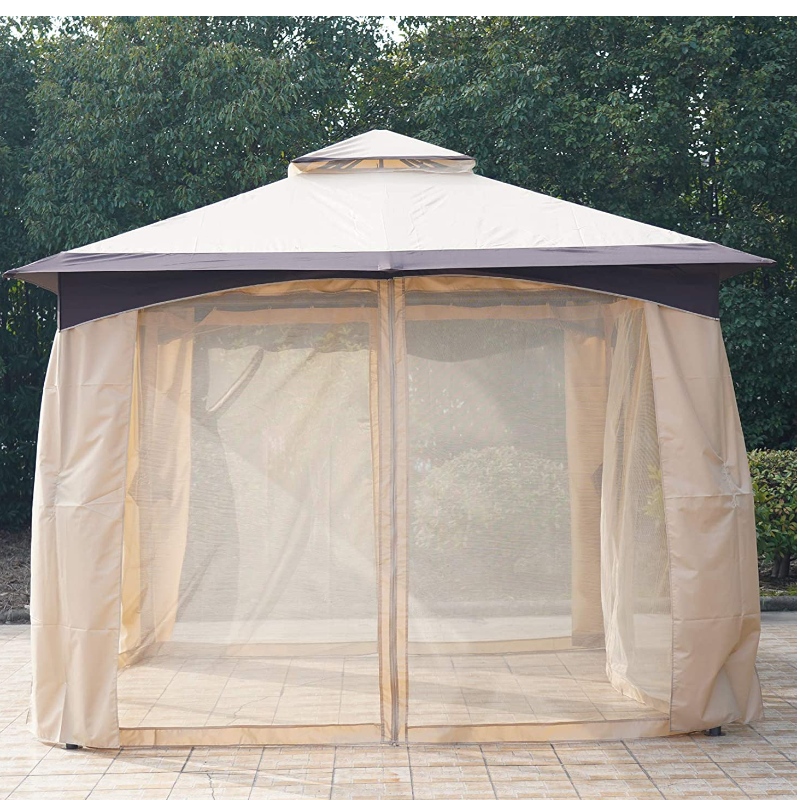 Double Roof Outdoor mit Soft Top Gazebo Cannopy