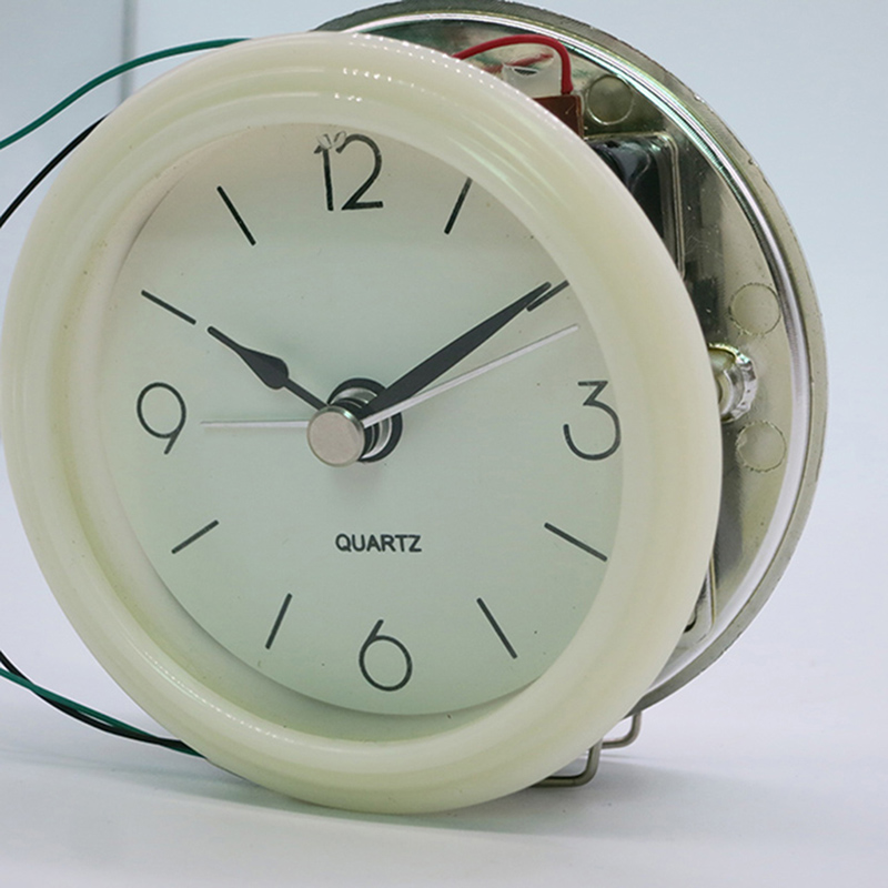 Durchmesser 76mm original beige Schritt Wanduhr Einsatz