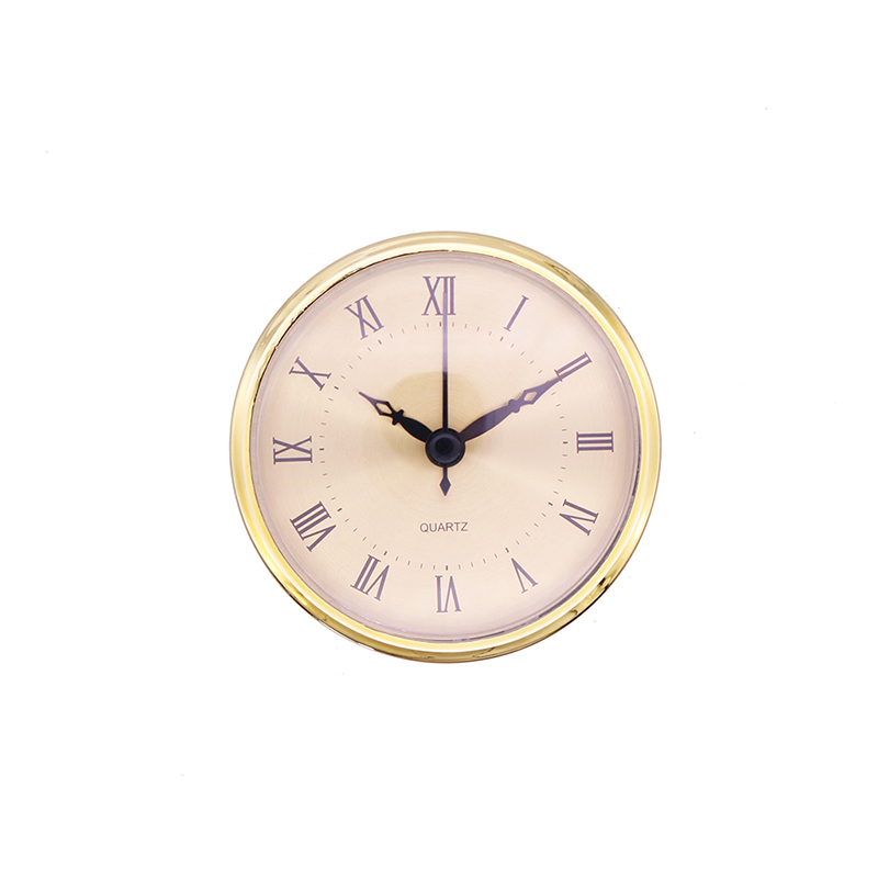 90m goldener Boden römischgoldener Wanduhreinsatz