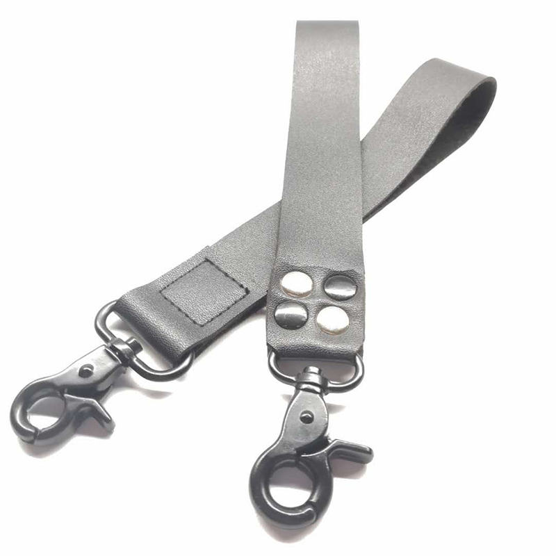 Fabrik angepasste Lanyard Großhandel Leder Lanyard kurze Hand Seil Schlüsselseil angepasst