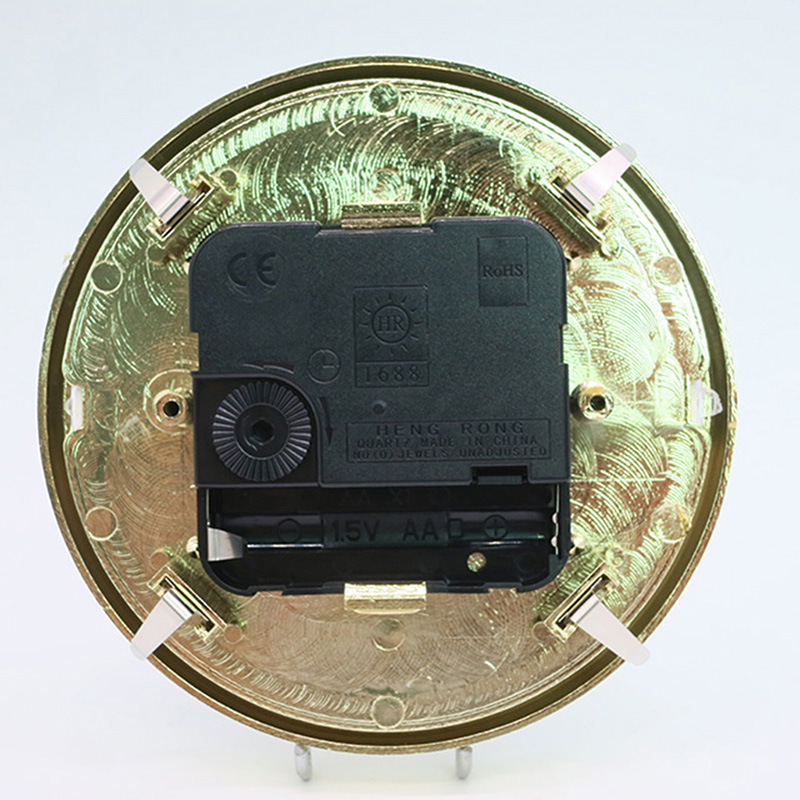 Chinesische Größe 110mm Römisches Gold klassische Wanduhr