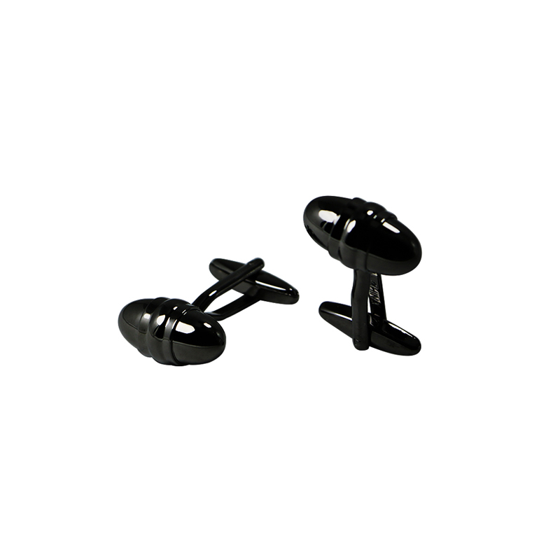 Black Gunmetal Bullet Custom Cuff Links