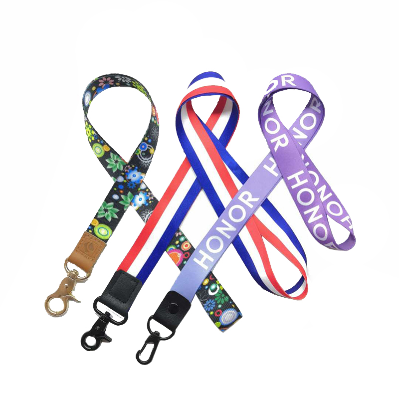 Fabrik Direktverkauf kundenspezifischer Lanyard Großhandel Polyester Lanyard Leder Lanyard Leder Lanyard Boutique Lanyard High-Grade Lanyard customized Logo