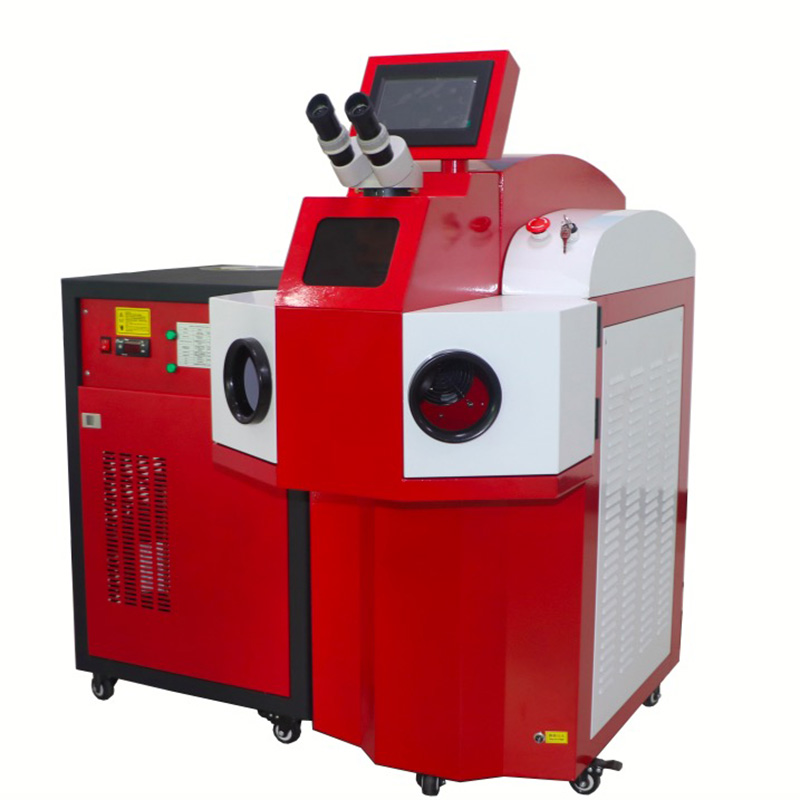 Schmuckwerkzeuge Ausrüstung 200w 300w 400w Laser-Punkt-Yag-Schweißgerät für Golddiamantschweißer