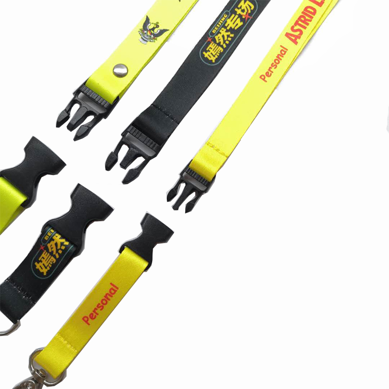 Fabrik Direktverkauf kundenspezifischer Lanyard Großhandel Demontage Lanyard Wärmeübertragung Druck Lanyard Sicherheitsschlüssel kundenspezifisches Logo