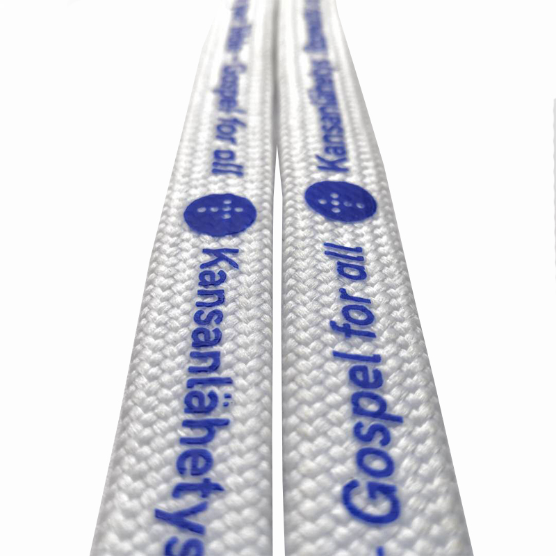 Fabrik Direktverkauf kundenspezifische Lanyard Großhandel Polyester Lanyard Hot Transfer Lanyard leicht zu ziehen Lanyard Erweiterung Verschluss Lanyard bedruckbar Logo