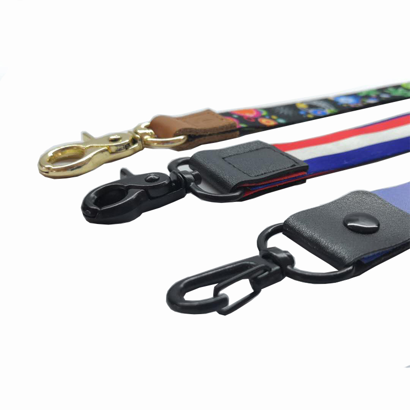 Fabrik Direktverkauf kundenspezifischer Lanyard Großhandel Polyester Lanyard Leder Lanyard Leder Lanyard Boutique Lanyard High-Grade Lanyard customized Logo
