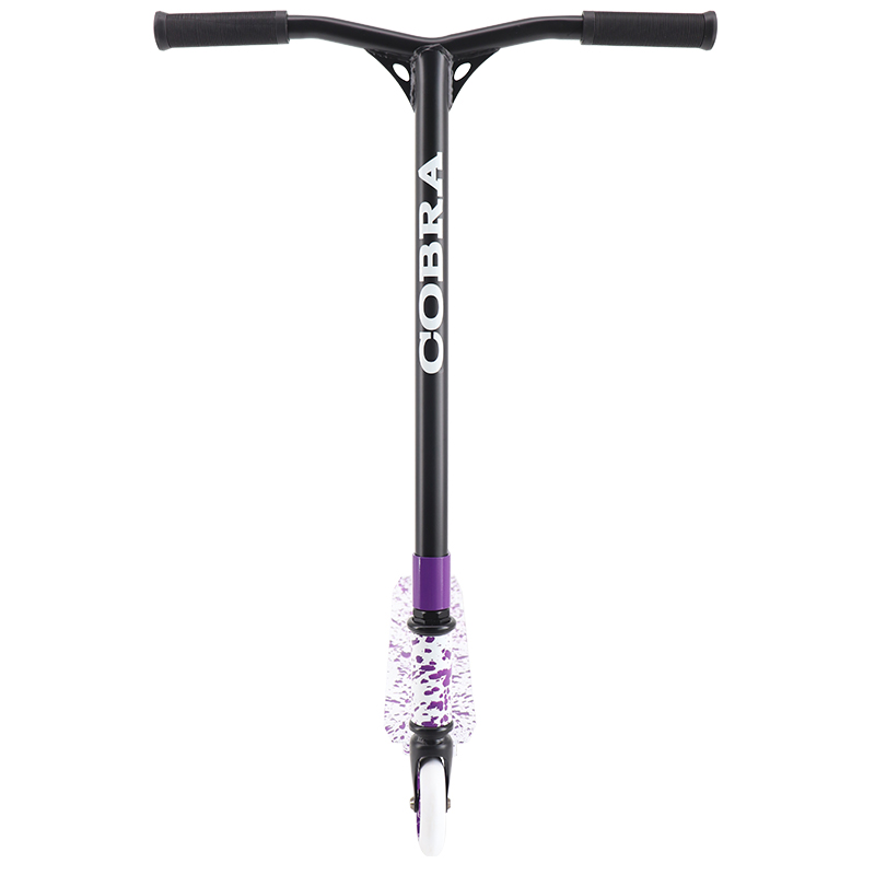 Billiger Stunt Scooter (Splitter lila/weiß)