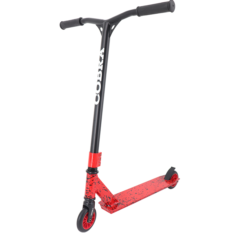 Billiger Stunt Scooter (Spritz rot/schwarz)