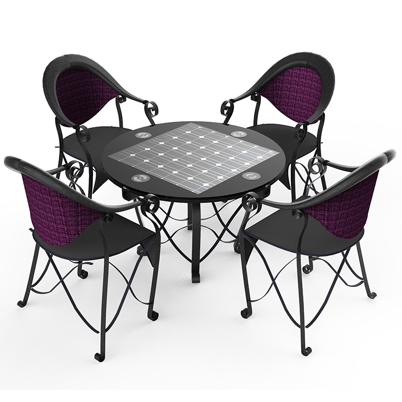 Multi-Funktion Mobiltelefon Aufladen Solar Powered Table mit Smart Wifi