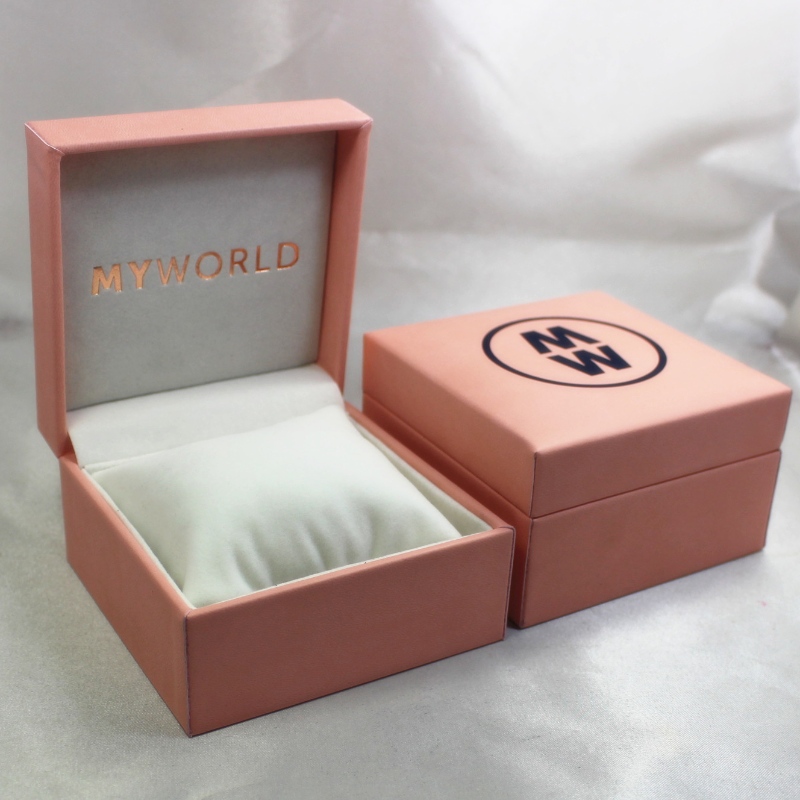 Artikel V-05 Rechteck Kunststoff Kunstleder Papierbox für die Uhr. mm. 100 * 100 * 60, Gewicht ca. 194 g