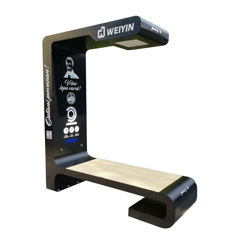 Bestes Design LED-Display Poster USB-Telefon Laden Solar Smart Outdoor-Möbel