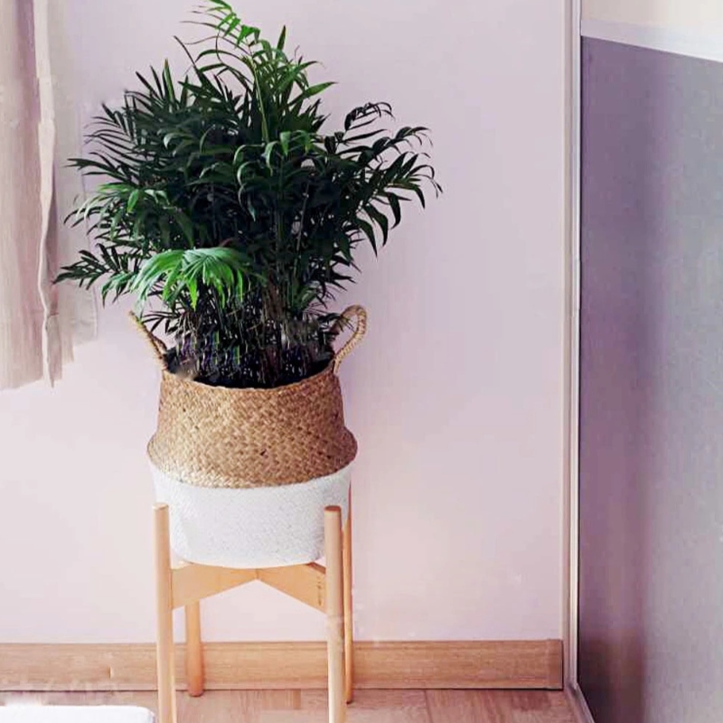 Wohnkultur Blumentopf stehen oval hängenden Seegras Aufbewahrungskorb