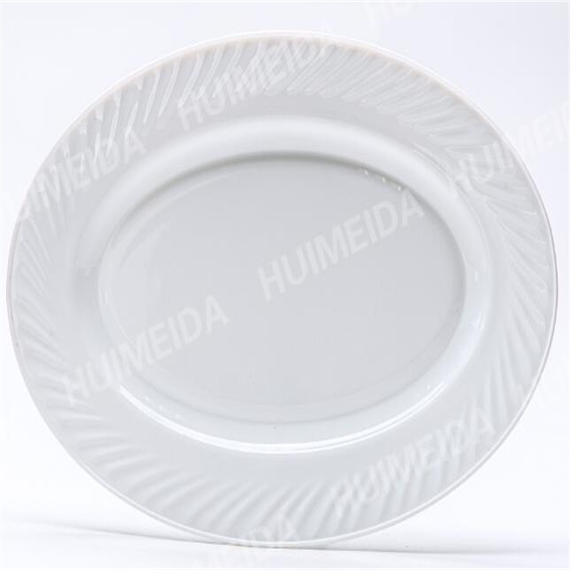 Glas-Glas-Set für Abendessen - HYP OVAL PLATE