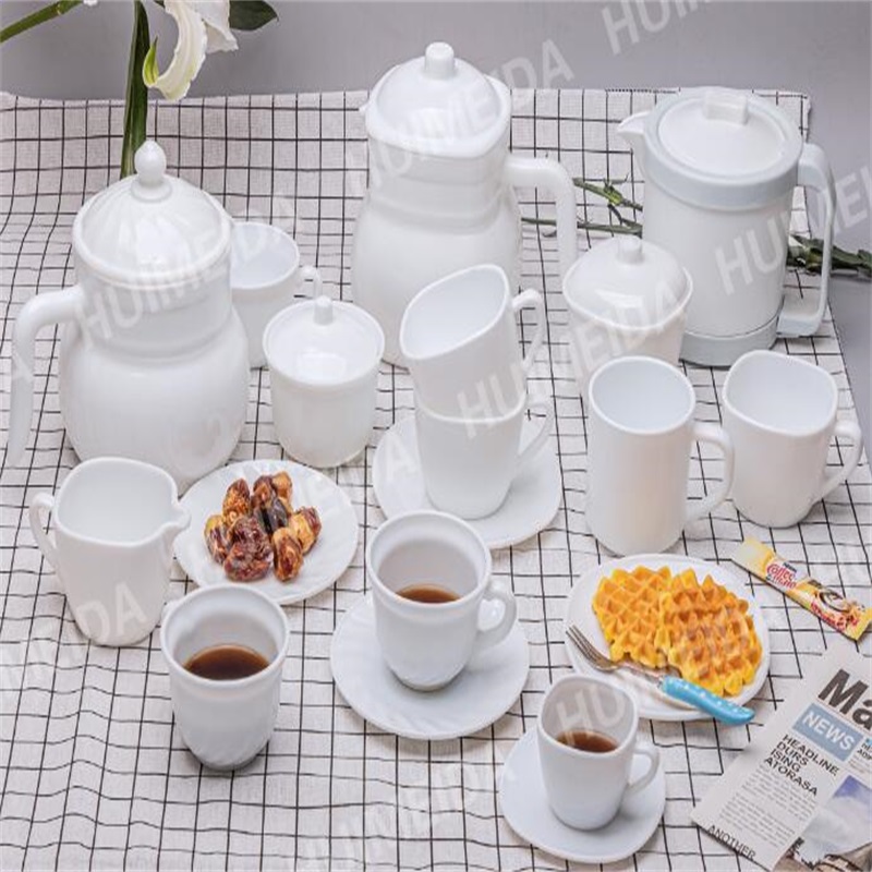 opal Glas Glaswaren Dinnerset - CH & Teekanne Serie