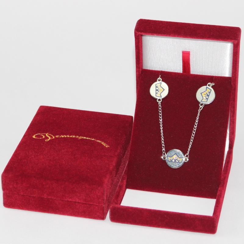 Artikel V-17L quadratische PU-Lederbox für 65 * 90 mm Medaille, Abzeichen, Münze usw. mm. 80 * 110 * 34, wiegt etwa 90 g