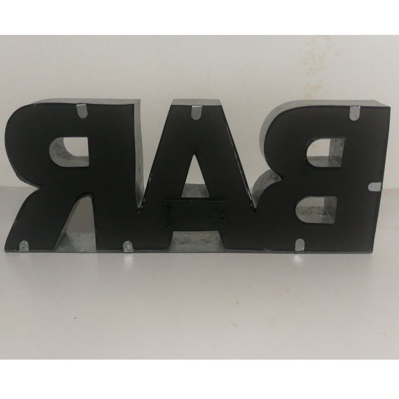 3D LED Metall Zinn Bar Bar Zeichen LED Letter Sign Festzelt Letter Light Lampe für Bar Cafe Shop