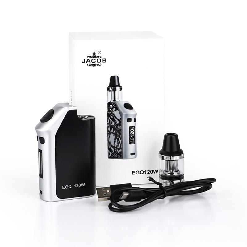 Best Price for New Vape 120W High Power Adjustable Vape Box Kit mit LED Display