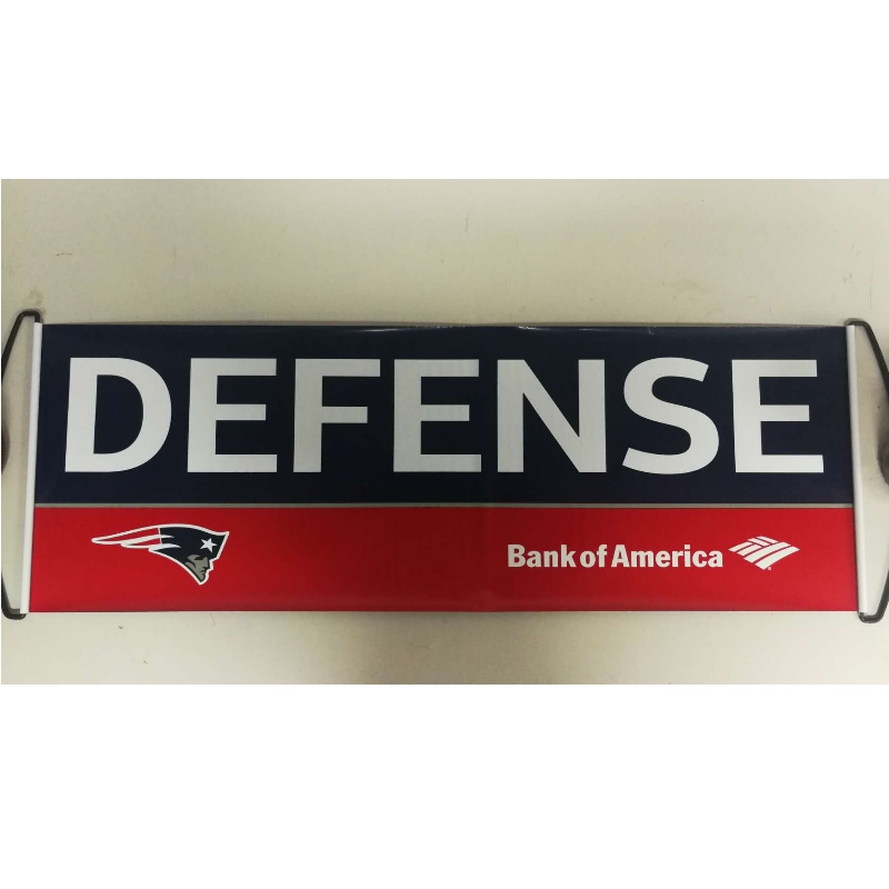 Benutzerdefinierte Logo Handheld Roller Banner- Patriots 24x68CM