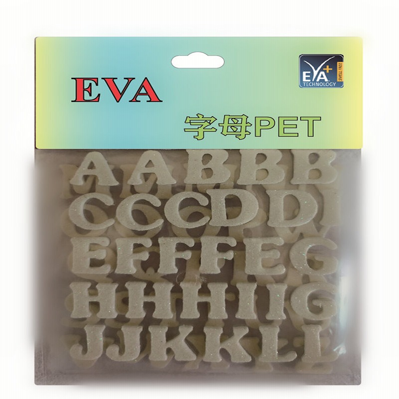 Aufkleber für Schaumstoff PET Schaum Glitter PET