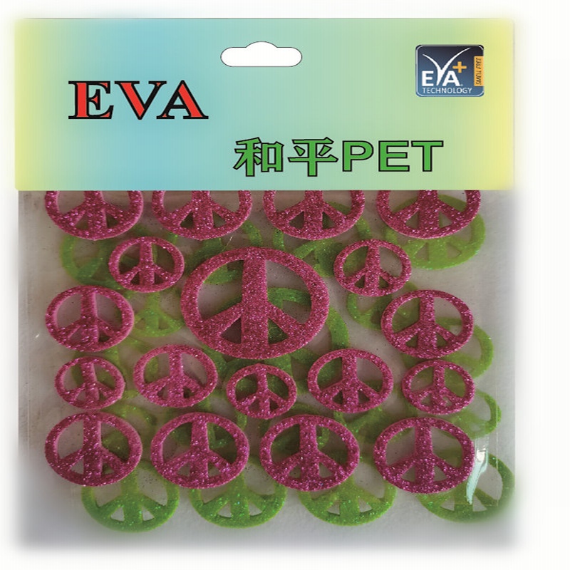 Schaumaufkleber PET Foam Glitter PET Schaumform PET
