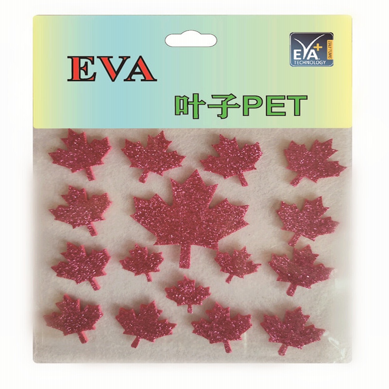 Aufkleber für Schaumstoff PET Schaum Glitter PET Schaumstoff Xmas PET